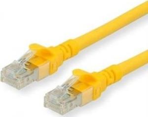 Roline Patchcable - RJ-45-50 cm - UTP - CAT 6a - bezhalogenowy, linka - żółty (21.15.2720) 1