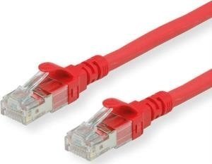 Roline ROLINE - Patch- Cable - RJ- 45 (M) to RJ- 45 (M) - 1.5 m - UTP - CAT 6a - halogen free, shaped, stranded - red (21.15.2714) 1