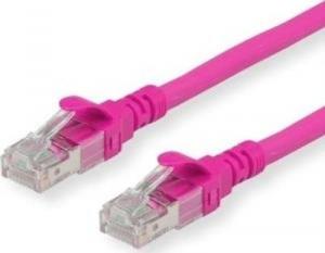 Roline Patchcord - RJ45- 2m - UTP - CAT 6 - różowy (21.15.2592) 1