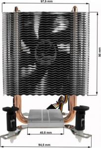 Chłodzenie CPU AAB Cooling Cooling Super Silent P1 PWM Rev.2 (CPR001) 6