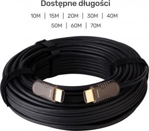 Kabel Unitek HDMI - HDMI 50m czarny (Y-C1033BK) 7