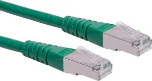 Roline ROLINE S/FTP- (PiMF- )Patch Cable Kat.6, 10m, green 10m (21.15.1383) 1