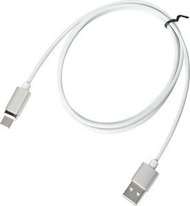 Kabel USB Vega USB-A - USB-C 1 m Biały (018927) 3