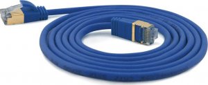 Wantec Wantec Extra dünnesCat.7 RohCable SSTP Patch Cable - 0,25 m - Cat.7 RohCable - S/FTP (S- STP) - RJ- 45 - RJ- 45 - blue (7129) 1
