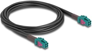 Wantec Wantec flates CAT6A FTP Patch Cable - 1,5 m - Cat6a - F/UTP (FTP) - RJ- 45 - RJ- 45 - black (7090) 1