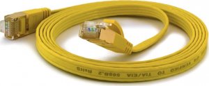 Wantec Wantec flates CAT6A FTP Patch Cable - 1 m - Cat6a - F/UTP (FTP) - RJ- 45 - RJ- 45 - yellow (7061) 1