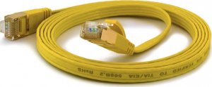 Wantec Wantec flates CAT6A FTP Patch Cable - 0,5 m - Cat6a - F/UTP (FTP) - RJ- 45 - RJ- 45 - yellow (7060) 1