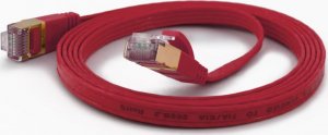 Wantec Wantec flates CAT6A FTP Patch Cable - 0,1 m - Cat6a - F/UTP (FTP) - RJ- 45 - RJ- 45 - red (7043) 1