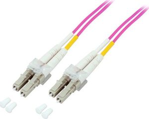 EFB EFB Electronics Fiber Optic Duplex Patch Cable LC - LC 0.5m 50/12 0.5m LC OM4 Violet Fiber Optic Cable (O0319.0.5) 1