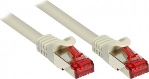 Good Connections RNS Patch Cable with Rastnasenschutz, Cat. 6, S/FTP, PiMF, PVC, 250MHz, gray, 0,25m, Good Connections (8060- 003) 1