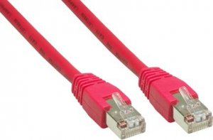 Good Connections Good Connections RNS® Patch Cable with Snap-in Protection, Cat. 6, S / FTP, PiMF, PVC, 250MHz, Red, 5m, Good Connections (8060-050R) 1