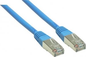 Good Connections RNS Patch Cable with Rastnasenschutz, Cat. 6, S/FTP, PiMF, PVC, 250MHz, blue, 5m, Good Connections (8060- 050B) 1