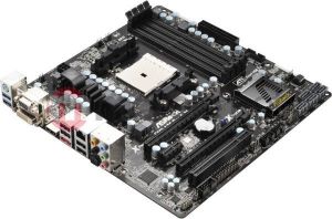 Płyta główna ASRock FM2A75 Pro4-M AMD A75 SOCKET FM2 (2xPCX/VGA/DZW/GLAN/SATA3/USB3/RAID/DDR3/CROSSFIRE) mATX (FM2A75 Pro4-M) 2