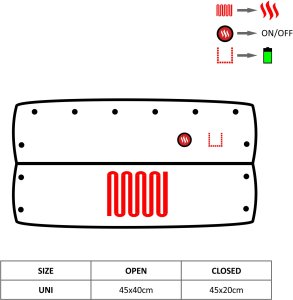 Glovii Ogrzewana mufka z funkcją 4w1 7