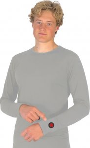 Glovii Ogrzewana bluza szara r. S 1