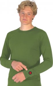 Glovii Ogrzewana bluza zielona r. S 1