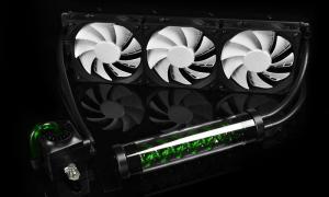 Obudowa Deepcool Genome II + chłodzenie wodne, czarno zielony (DP-ATXLCS-GEN-BKGN3) 8