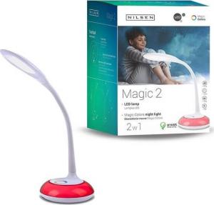 Lampka biurkowa NILSEN Magic 2 biała  (5902539149227) 1