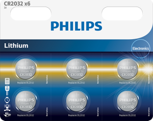 Philips Bateria CR2032 210mAh 6szt. 1
