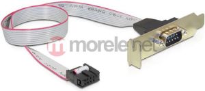 Delock Śledź niskoprofilowy 1x COM DB9 (89300) 2