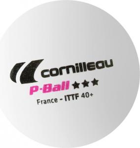 Cornilleau Piłeczki P-Ball ITTF białe 3 szt. 1