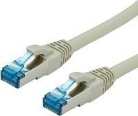 Value VALUE - Patch- Cable - RJ- 45 (M) to RJ- 45 (M) - 7 m - SFTP, PiMF - CAT 6a - halogen free, shaped, without Haken - gray (21.99.0866) 1