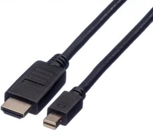Kabel Roline DisplayPort Mini - HDMI 4.5m czarny (JAB-2600996) 1