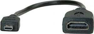 Kabel Roline HDMI Micro - HDMI 0.15m czarny (JAB-1861940) 4