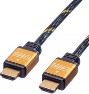 Kabel Roline HDMI - HDMI 5m złoty (JAB-762238) 1