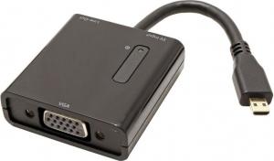 Adapter AV Value HDMI Micro - D-Sub (VGA) czarny (12.99.3118) 2