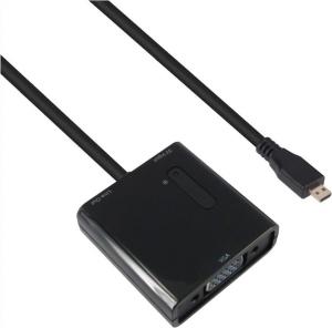 Adapter AV Value HDMI Micro - D-Sub (VGA) czarny (12.99.3118) 4