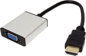 Adapter AV Value HDMI - D-Sub (VGA) + Jack 3.5mm srebrny (12.99.3119) 3
