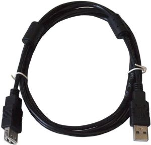 Kabel USB Art USB-A - USB-A 1 m Czarny (KABUSB_AA_2M_ALOEM110) 1