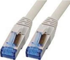 M-CAB Kabel sieciowy S / FTP (S-STP) szary 0,25 m Cat6a (3810) 1