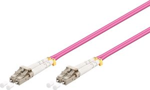 Goobay Wentronic goobay - Network Cable - LC Multi-Mode (M) to LC Multi-Mode (M) - 1 m - Fiber - 50/125 Micrometer - OM4 - Halogen Free - Violet (95934) 1