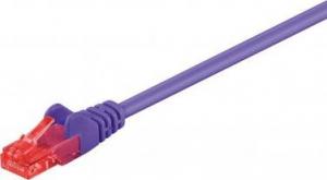 Goobay Wentronic goobay - Network cable - RJ- 45 (M) to RJ- 45 (M) - 10,0m - UTP - CAT 6 - shaped, without Haken - violet (95266- GB) 1