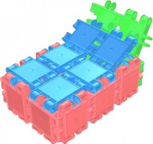 Clics Klocki Junior /miękkie klocki/-duże wiadro JR-300 3