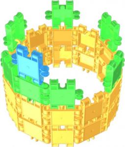 Clics Klocki Junior /miękkie klocki/-duże wiadro JR-300 4