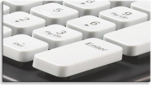 Klawiatura Logitech Przewodowa Czarno-biała  (920004060) 5