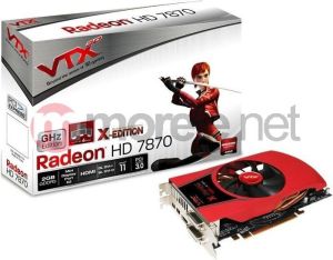 Karta graficzna Vertex3D AMD Radeon HD7870 2048MB DDR5/256bit DVI/HDMI/DP PCI-E (1100/4900) (471540918-0500) 1