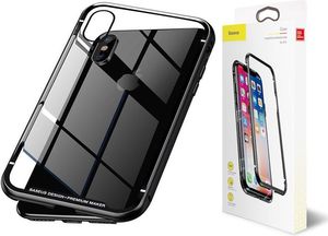 Baseus Etui Baseus magnetic case szklane do Apple iPhone X/Xs black 1