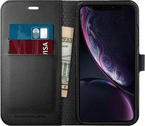 Spigen Etui Wallet S Portfel do Apple iPhone XR czarne 4
