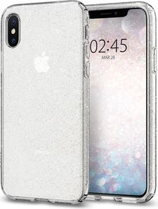 Spigen Nakładka Liquid Crystal Glitter Apple iPhone X / Xs przezroczysta 4