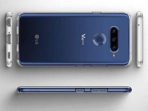 Spigen Nakładka Liquid Crystal do LG V40 ThinQ przezroczysta 9