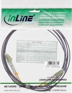 InLine InLine - Patch- Cable - SC multi- mode (M) to SC multi- mode (M) - 50,0m - glass fiber - 50/125 Micrometer - OM4 - halogen free - violet (88526P) 1