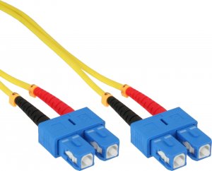 InLine InLine - Patch- Cable - SC Single- Modus (M) to SC Single- Modus (M) - 25,0m - glass fiber - 9/125 Micrometer - OS2 - halogen free - yellow (82925H) 1