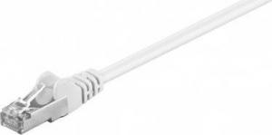 Goobay Wentronic goobay - Patch- Cable - RJ- 45 (M) to RJ- 45 (M) - 5,0m - SF/UTP - CAT 5e - shaped, without Haken - white (93486) 1