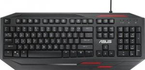 Klawiatura Asus Sagaris GK100 czarno-czerwona (90XB03R0-BKB0330) 1