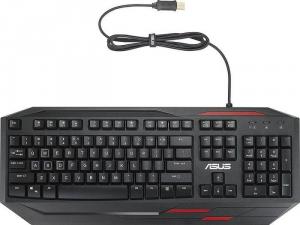 Klawiatura Asus Sagaris GK100 czarno-czerwona (90XB03R0-BKB0330) 4
