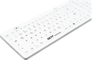 Klawiatura Gett GETT TKG-110-GCQ-MED-AM-IP68-BACKL-WHITE-USB - Keyboard - Backlit - USB - German - White 2